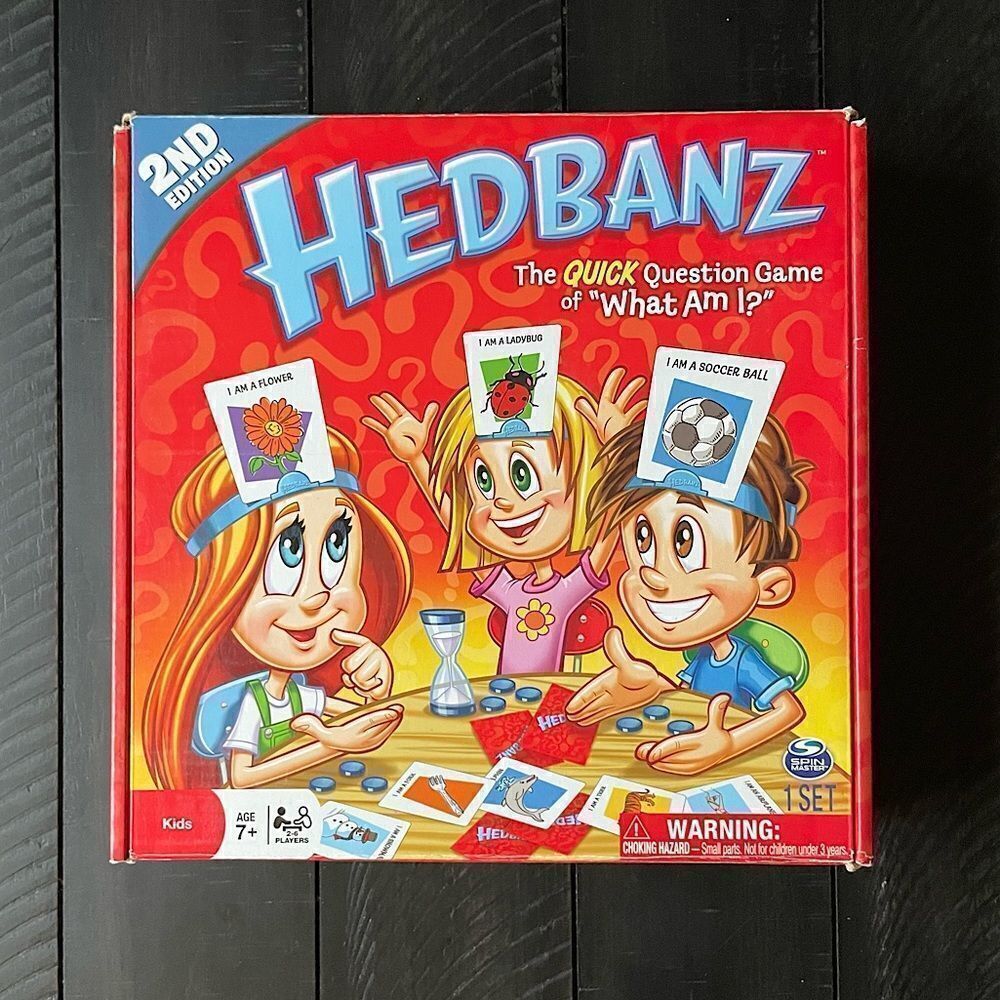 Spin Master, “HeadBanz” 2-6 Player Game (kids 7+).
